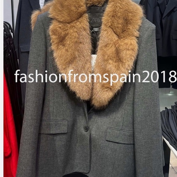 FUR BLAZER - NWT - Picture 2 of 3